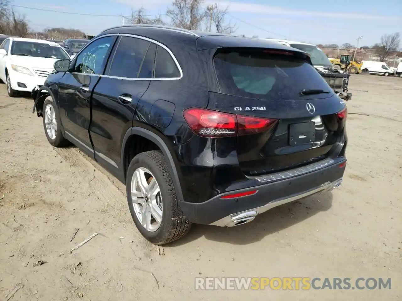 3 Photograph of a damaged car W1N4N4HB3MJ248204 MERCEDES-BENZ GLA-CLASS 2021