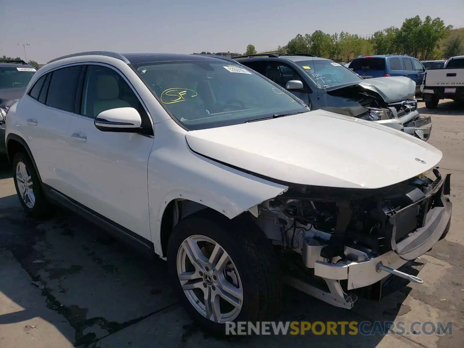 1 Photograph of a damaged car W1N4N4HB4MJ166790 MERCEDES-BENZ GLA-CLASS 2021