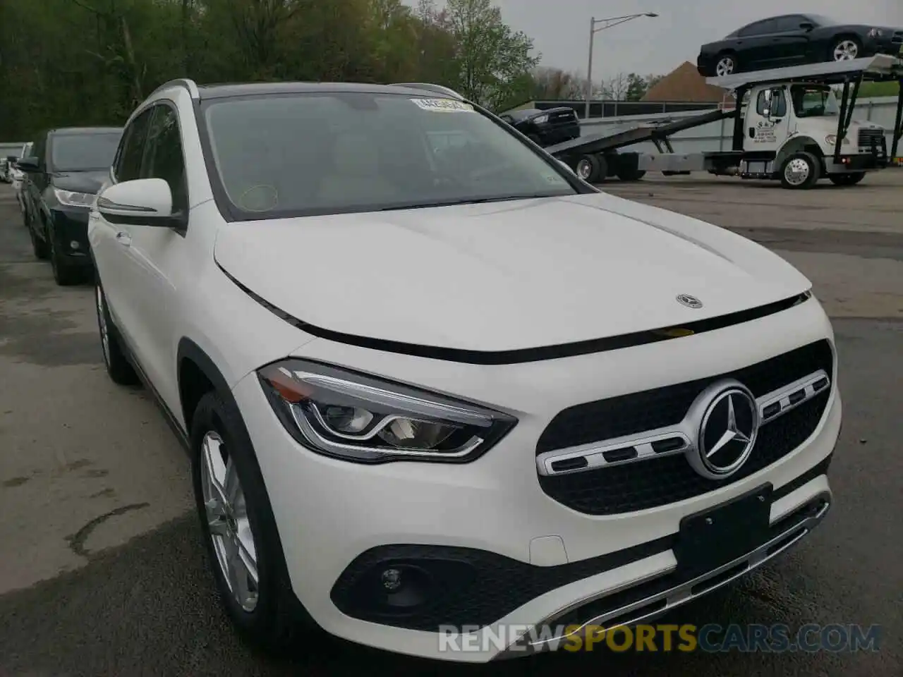 1 Photograph of a damaged car W1N4N4HB4MJ196100 MERCEDES-BENZ GLA-CLASS 2021