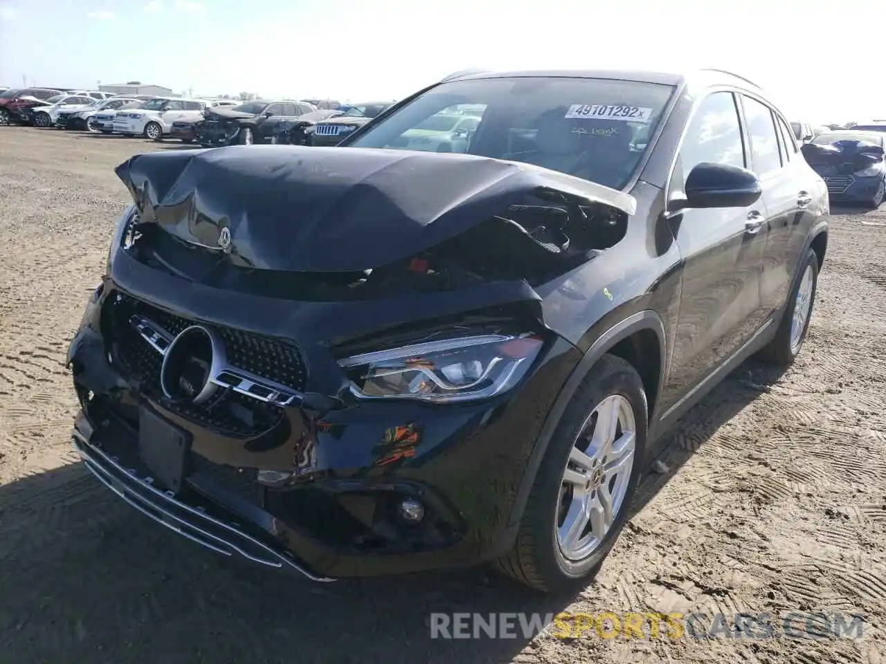 2 Photograph of a damaged car W1N4N4HB4MJ198977 MERCEDES-BENZ GLA-CLASS 2021