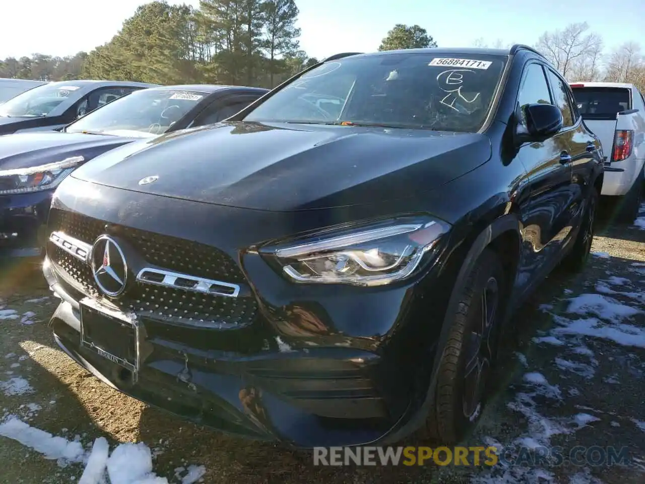 2 Photograph of a damaged car W1N4N4HB4MJ209363 MERCEDES-BENZ GLA-CLASS 2021