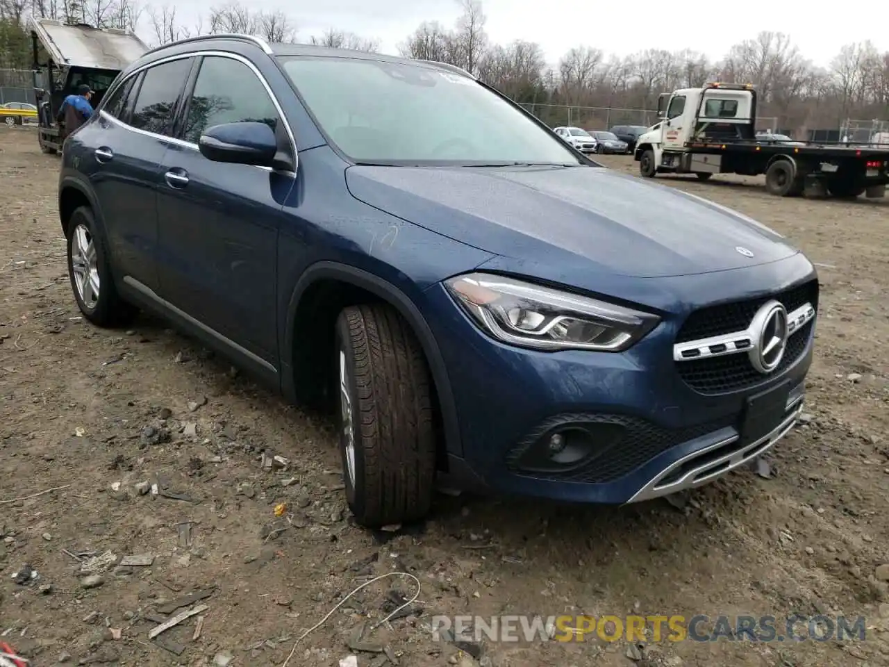 1 Photograph of a damaged car W1N4N4HB4MJ264167 MERCEDES-BENZ GLA-CLASS 2021