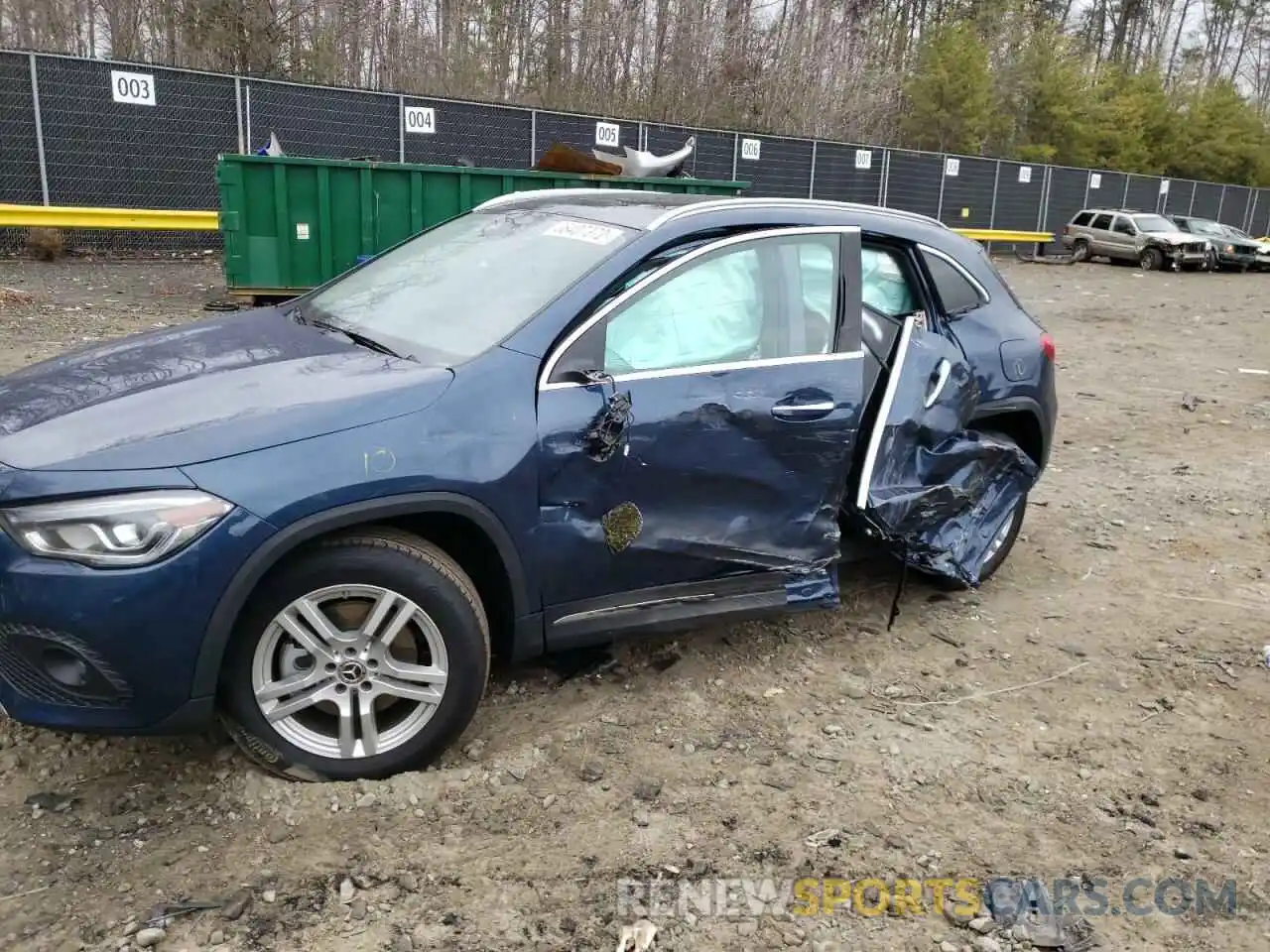 9 Photograph of a damaged car W1N4N4HB4MJ264167 MERCEDES-BENZ GLA-CLASS 2021