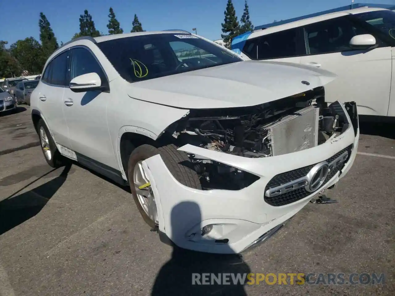 1 Photograph of a damaged car W1N4N4HB5MJ168449 MERCEDES-BENZ GLA-CLASS 2021