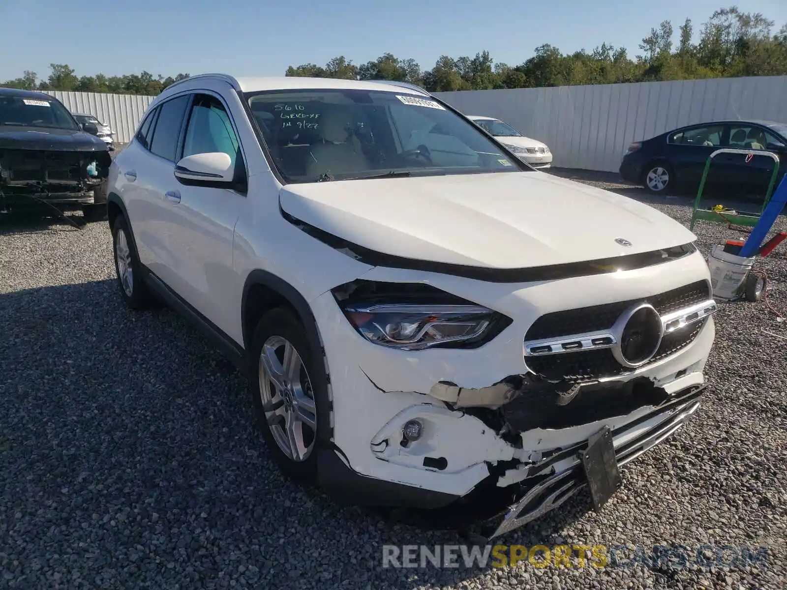 1 Photograph of a damaged car W1N4N4HB5MJ177362 MERCEDES-BENZ GLA-CLASS 2021