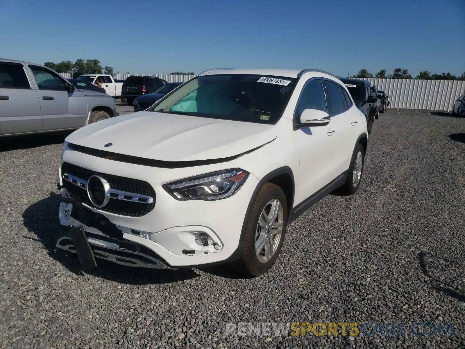 2 Photograph of a damaged car W1N4N4HB5MJ177362 MERCEDES-BENZ GLA-CLASS 2021