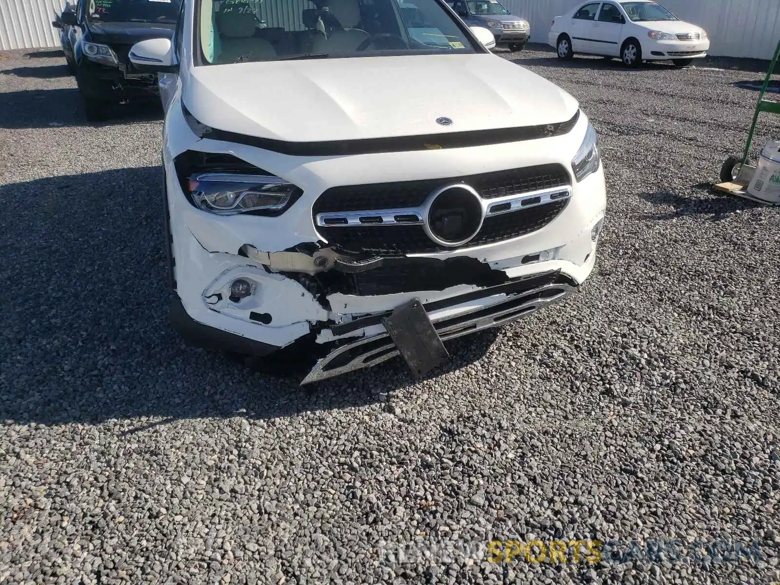 9 Photograph of a damaged car W1N4N4HB5MJ177362 MERCEDES-BENZ GLA-CLASS 2021