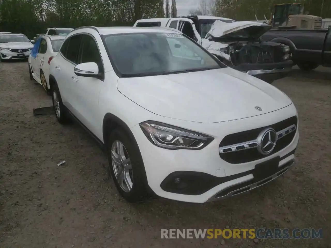 1 Photograph of a damaged car W1N4N4HB5MJ189107 MERCEDES-BENZ GLA-CLASS 2021