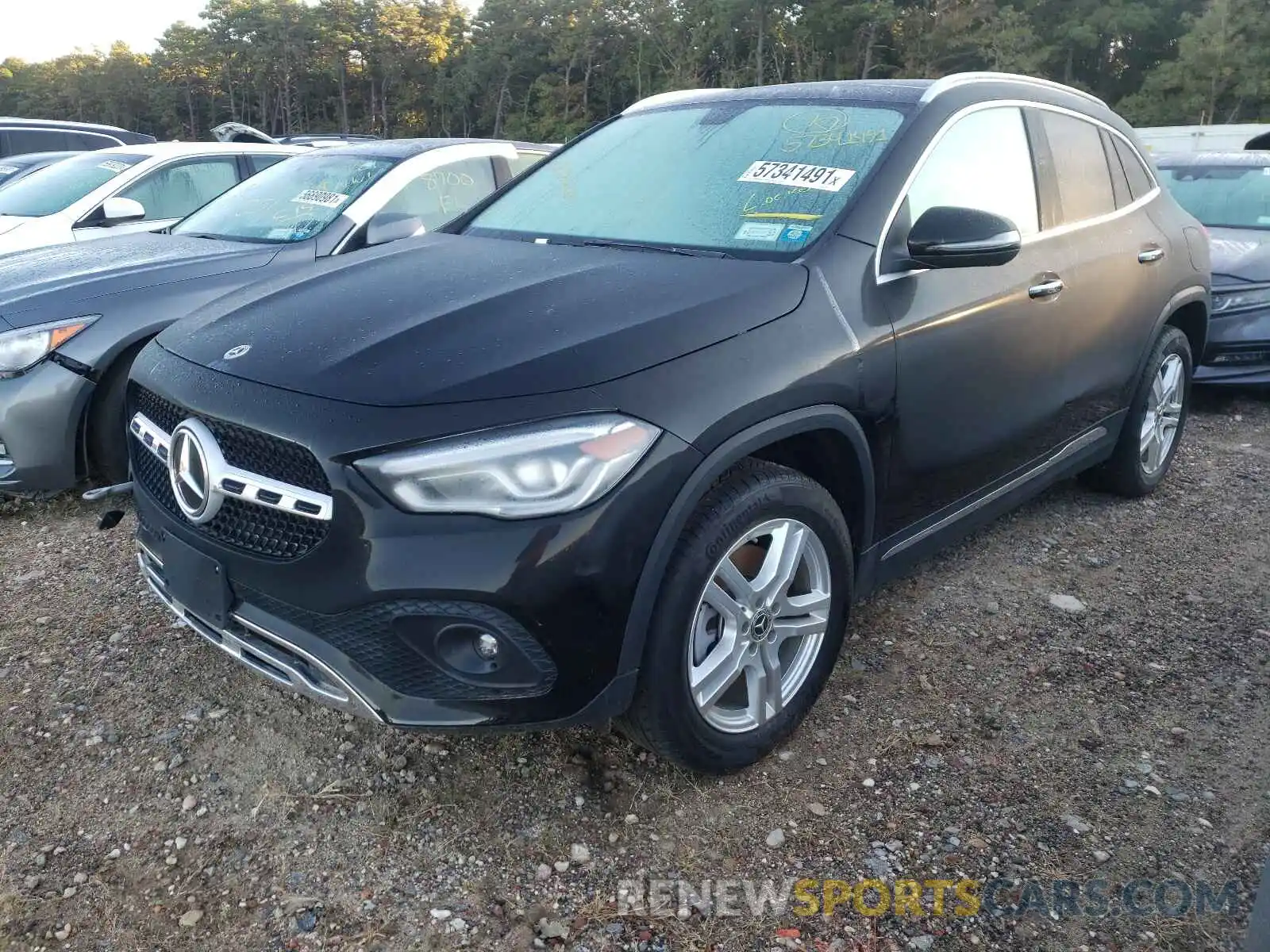 2 Photograph of a damaged car W1N4N4HB5MJ209677 MERCEDES-BENZ GLA-CLASS 2021