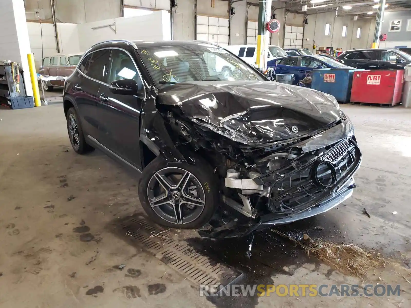 1 Photograph of a damaged car W1N4N4HB5MJ265117 MERCEDES-BENZ GLA-CLASS 2021