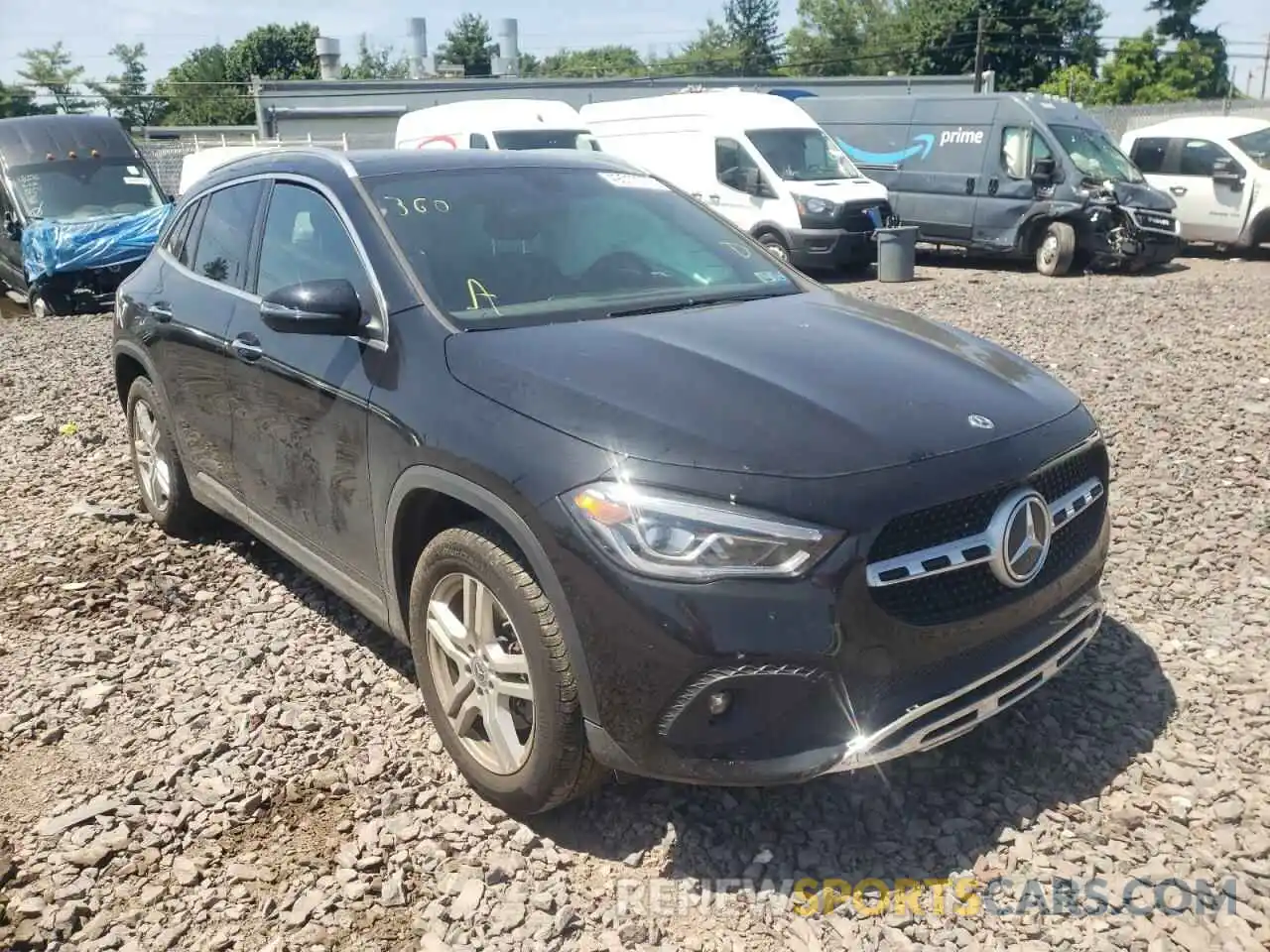 1 Photograph of a damaged car W1N4N4HB5MJ298571 MERCEDES-BENZ GLA-CLASS 2021