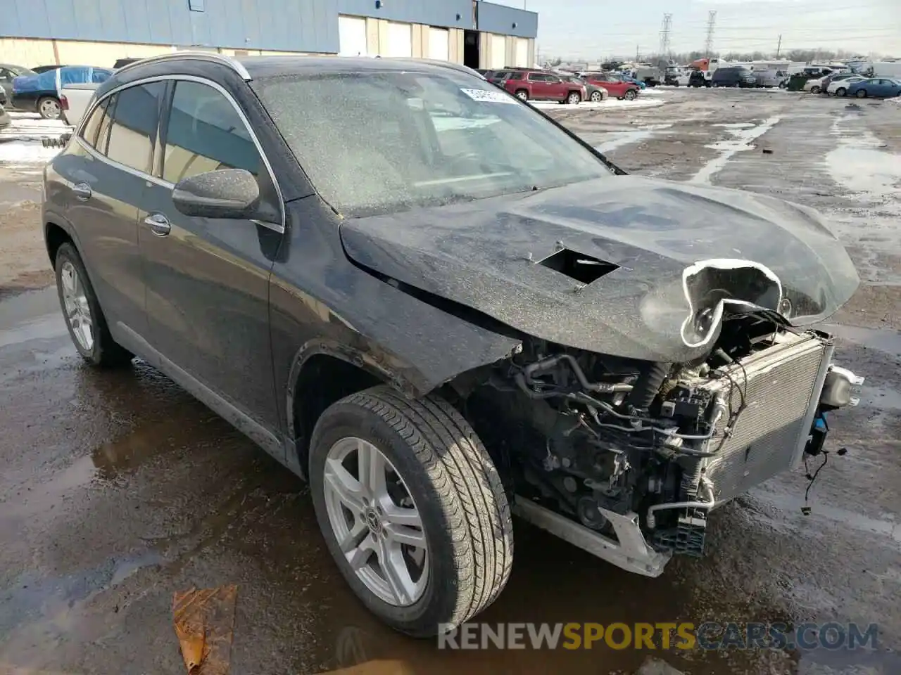 1 Photograph of a damaged car W1N4N4HB6MJ115811 MERCEDES-BENZ GLA-CLASS 2021