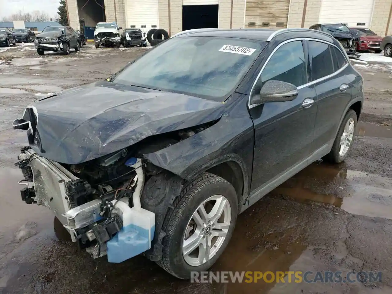 2 Photograph of a damaged car W1N4N4HB6MJ115811 MERCEDES-BENZ GLA-CLASS 2021