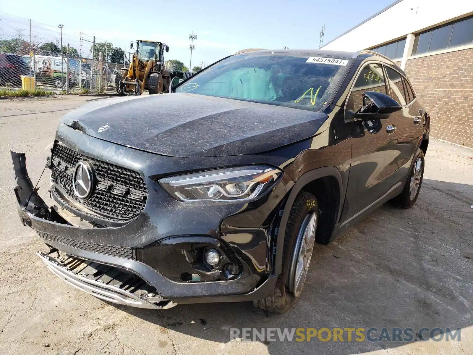 2 Photograph of a damaged car W1N4N4HB6MJ122130 MERCEDES-BENZ GLA-CLASS 2021