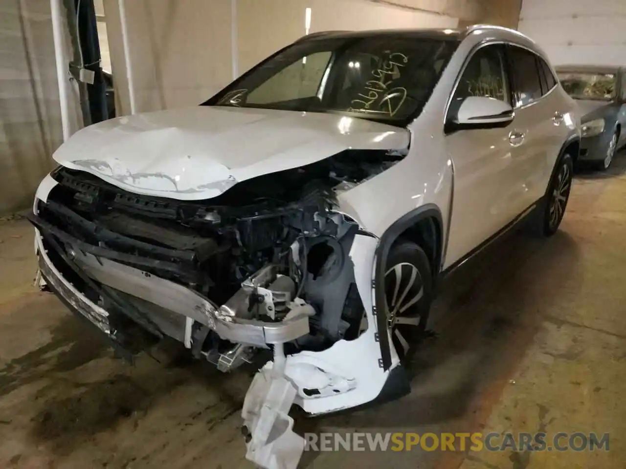 2 Photograph of a damaged car W1N4N4HB6MJ136870 MERCEDES-BENZ GLA-CLASS 2021