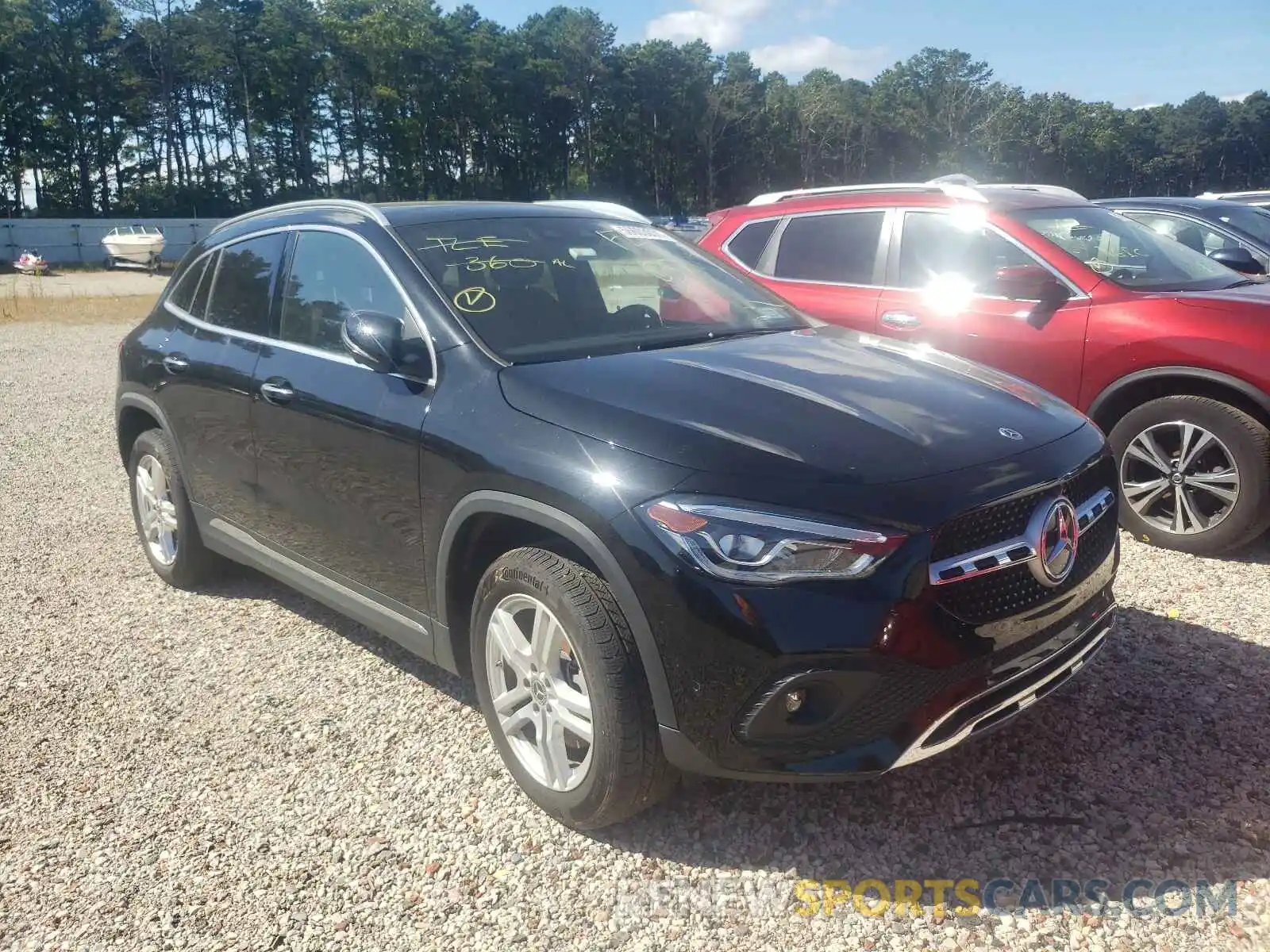 1 Photograph of a damaged car W1N4N4HB6MJ187642 MERCEDES-BENZ GLA-CLASS 2021