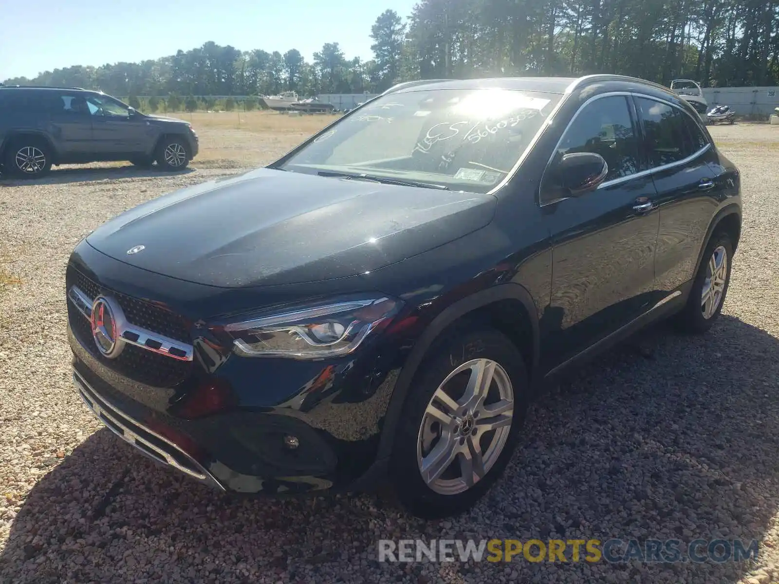 2 Photograph of a damaged car W1N4N4HB6MJ187642 MERCEDES-BENZ GLA-CLASS 2021