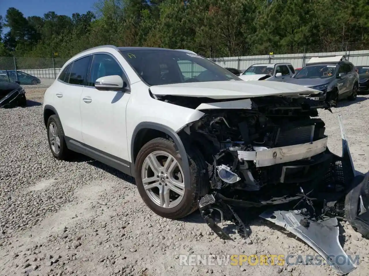 1 Photograph of a damaged car W1N4N4HB6MJ189066 MERCEDES-BENZ GLA-CLASS 2021