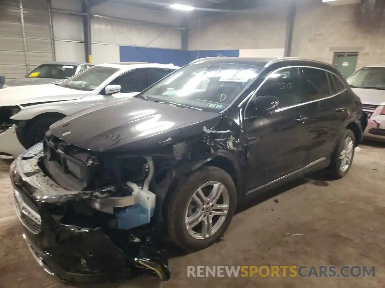 2 Photograph of a damaged car W1N4N4HB6MJ304037 MERCEDES-BENZ GLA-CLASS 2021