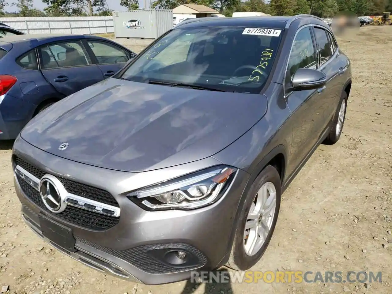 2 Photograph of a damaged car W1N4N4HB7MJ181686 MERCEDES-BENZ GLA-CLASS 2021