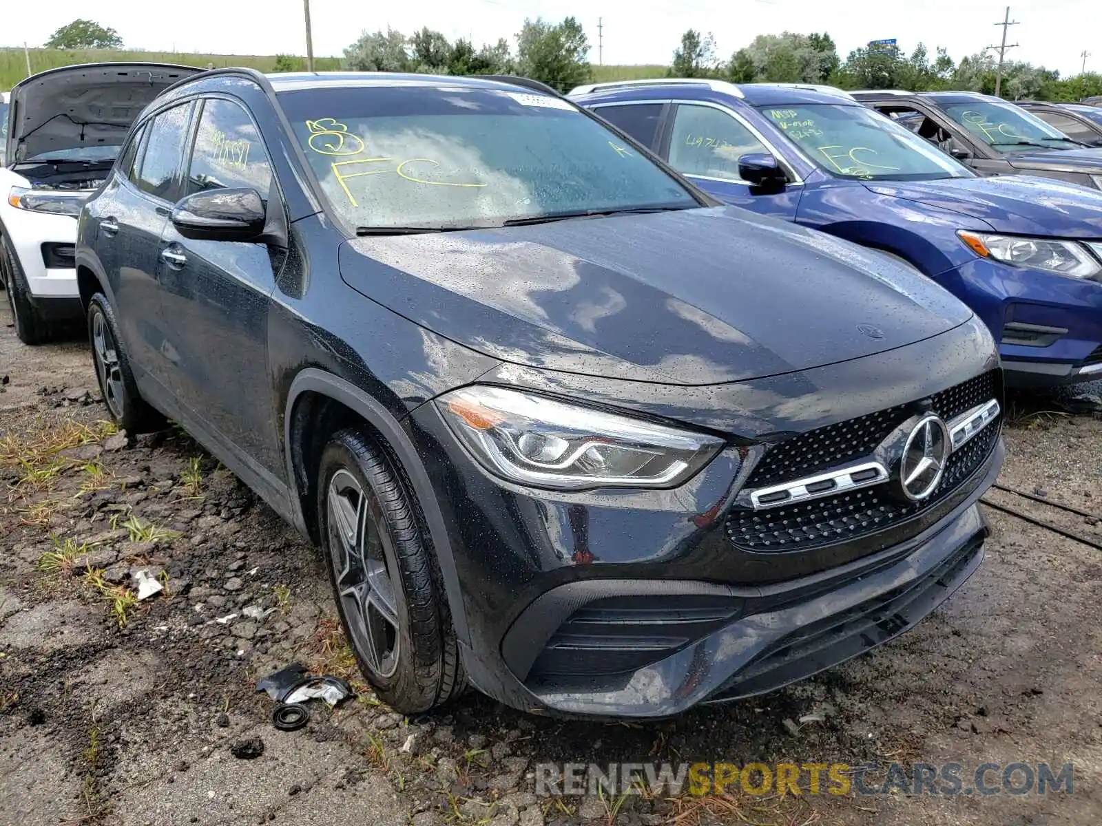 1 Photograph of a damaged car W1N4N4HB7MJ182630 MERCEDES-BENZ GLA-CLASS 2021