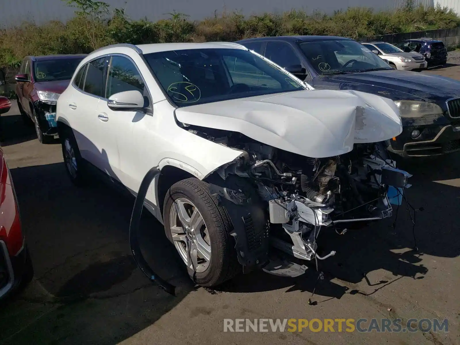 1 Photograph of a damaged car W1N4N4HB8MJ170650 MERCEDES-BENZ GLA-CLASS 2021