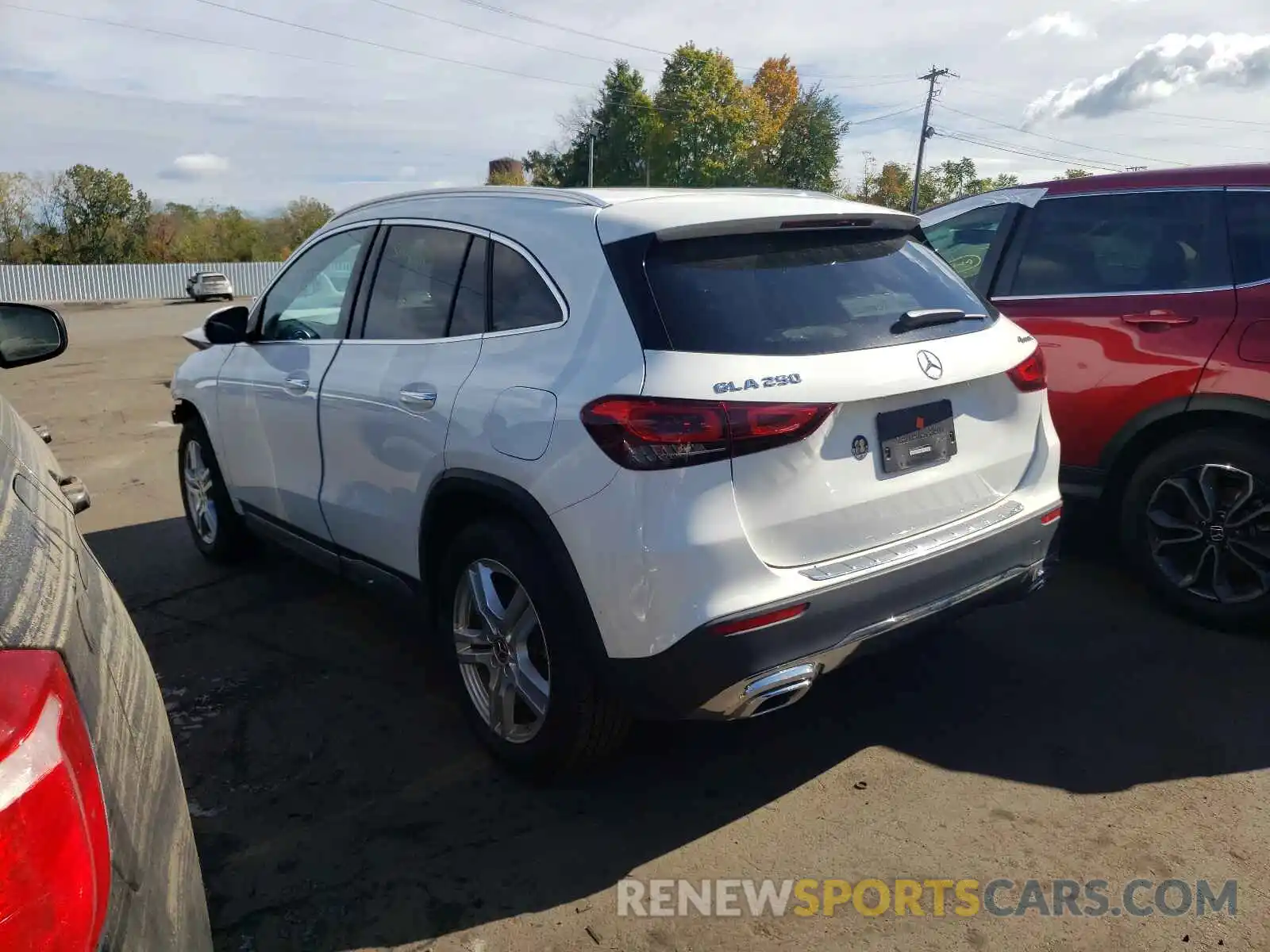 3 Photograph of a damaged car W1N4N4HB8MJ170650 MERCEDES-BENZ GLA-CLASS 2021