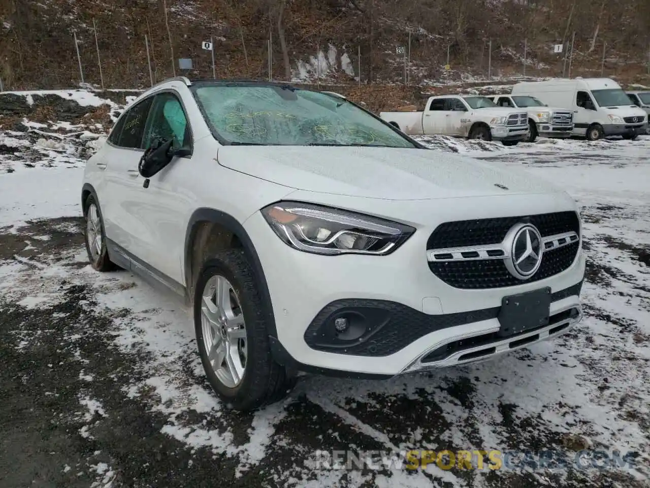 1 Photograph of a damaged car W1N4N4HB8MJ174696 MERCEDES-BENZ GLA-CLASS 2021