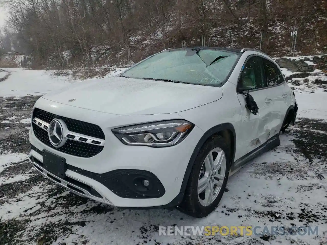 2 Photograph of a damaged car W1N4N4HB8MJ174696 MERCEDES-BENZ GLA-CLASS 2021