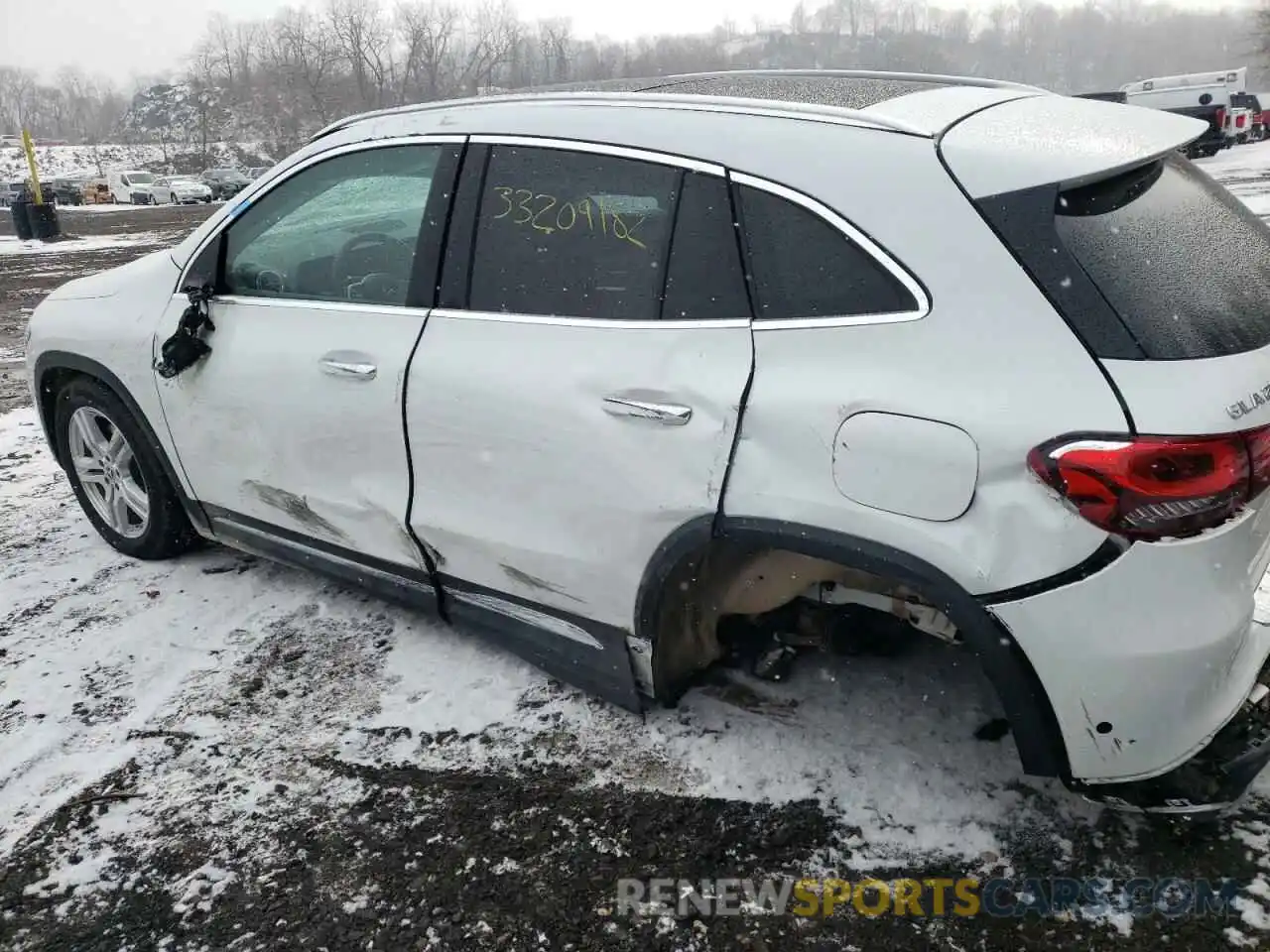 9 Photograph of a damaged car W1N4N4HB8MJ174696 MERCEDES-BENZ GLA-CLASS 2021