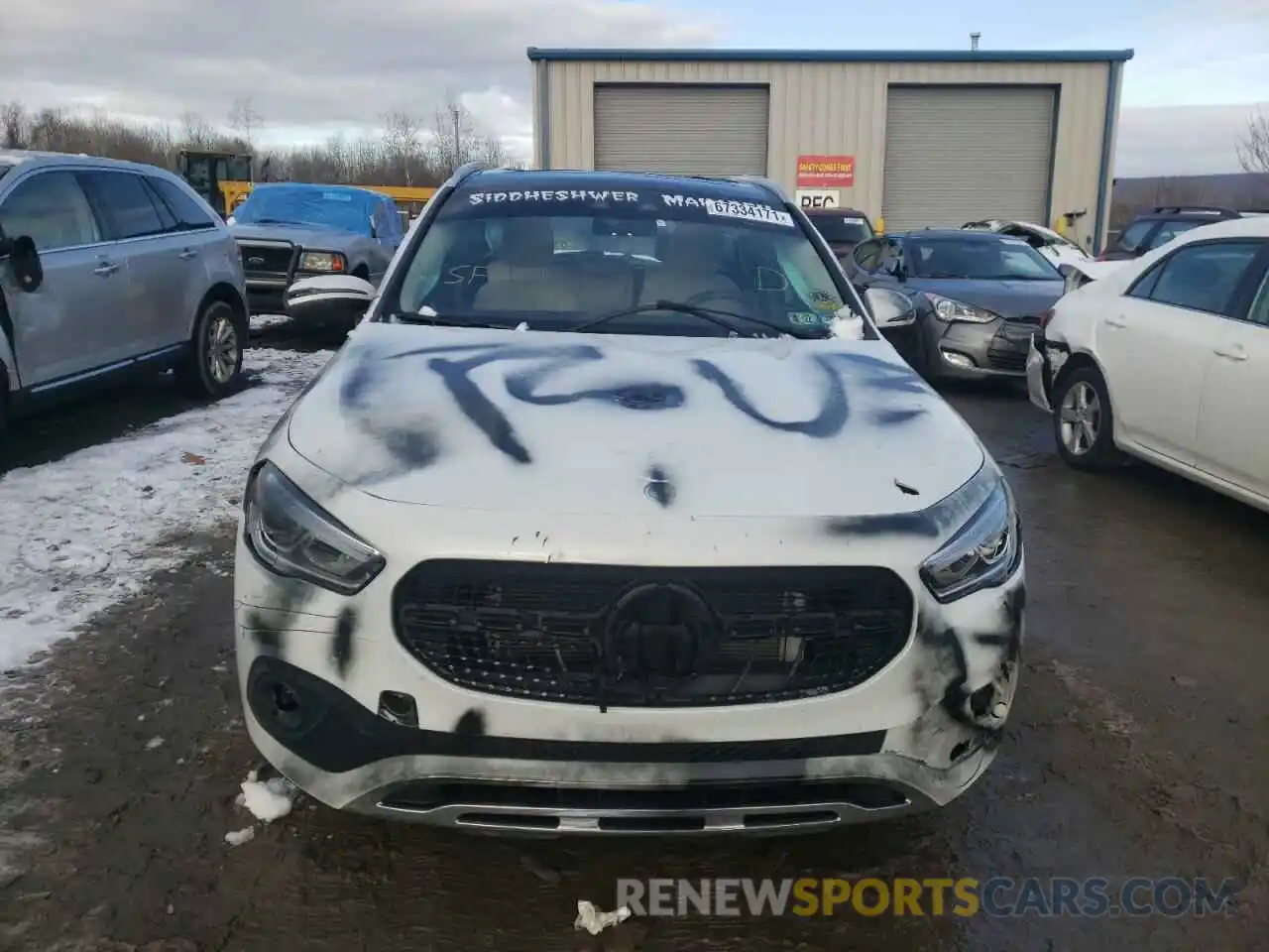 9 Photograph of a damaged car W1N4N4HB8MJ187223 MERCEDES-BENZ GLA-CLASS 2021