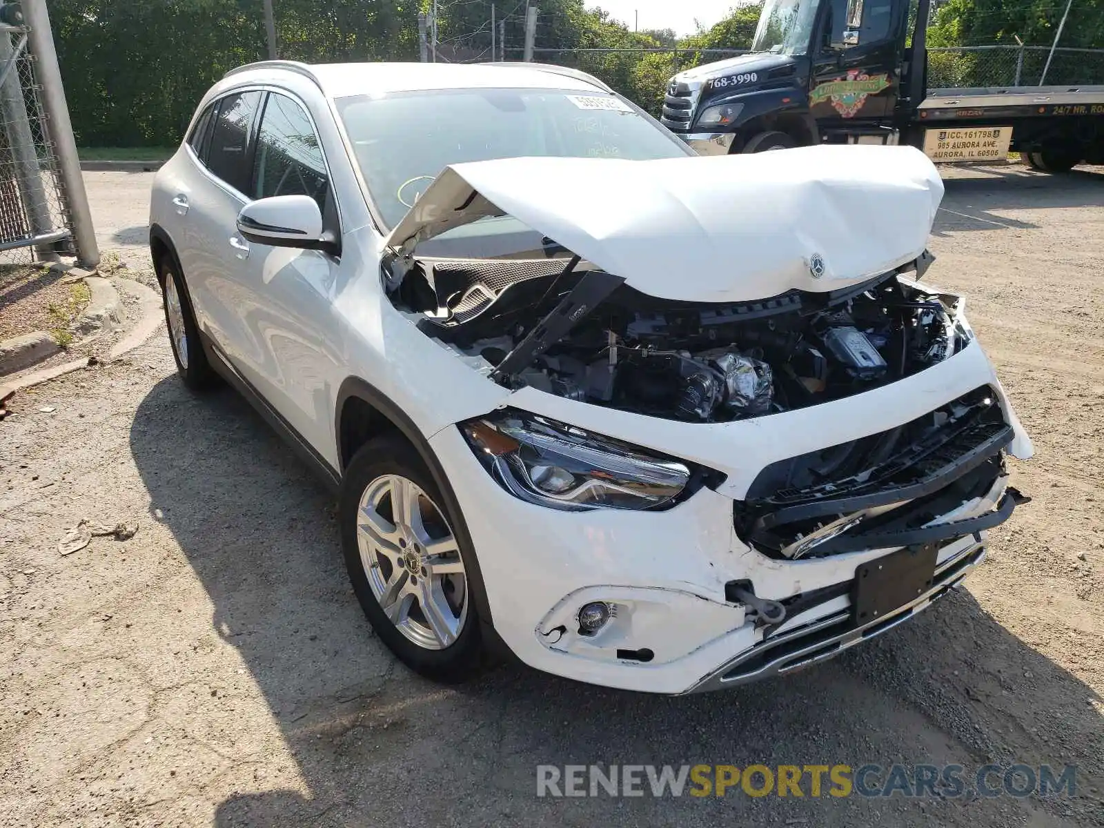 1 Photograph of a damaged car W1N4N4HB8MJ188940 MERCEDES-BENZ GLA-CLASS 2021