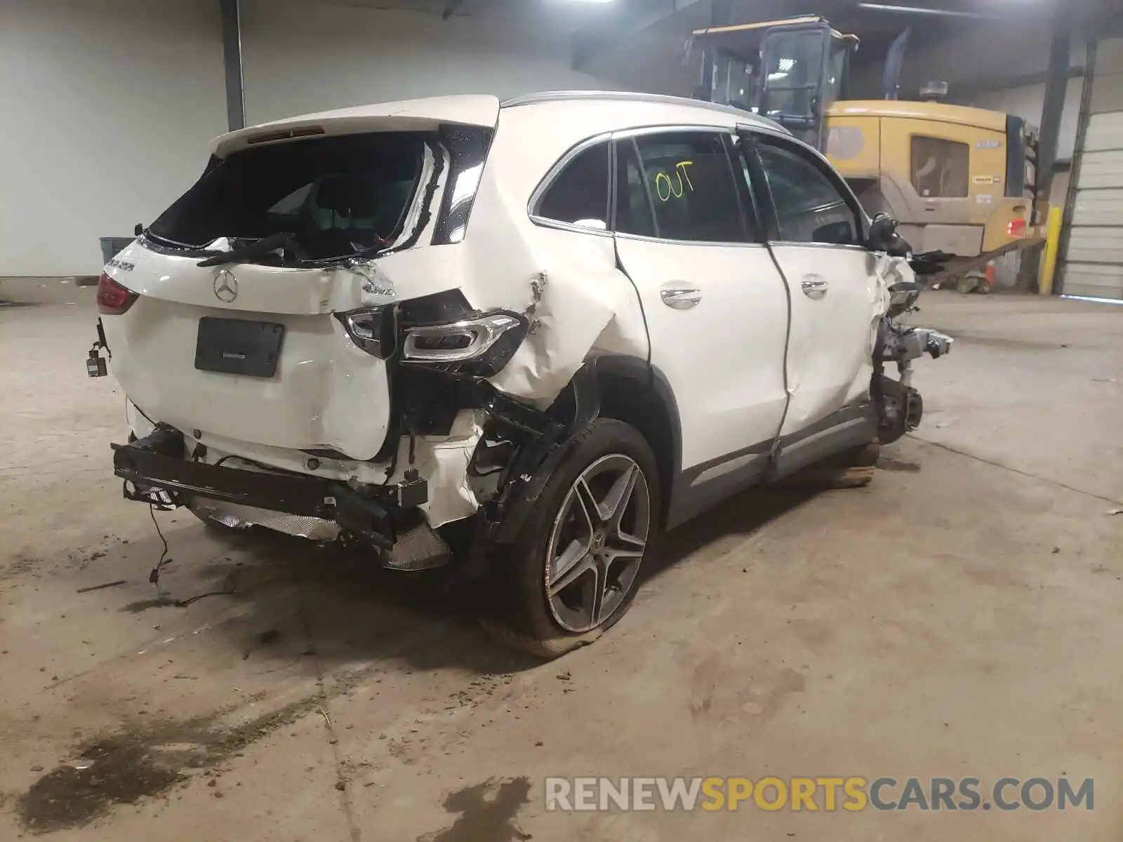 4 Photograph of a damaged car W1N4N4HB8MJ206059 MERCEDES-BENZ GLA-CLASS 2021