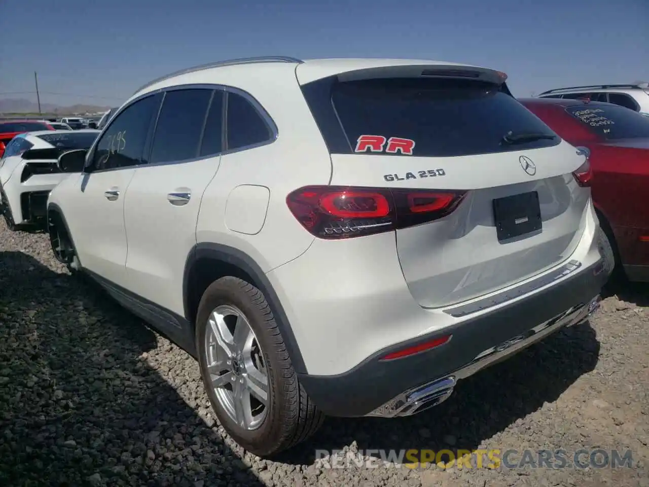 3 Photograph of a damaged car W1N4N4HB8MJ214341 MERCEDES-BENZ GLA-CLASS 2021