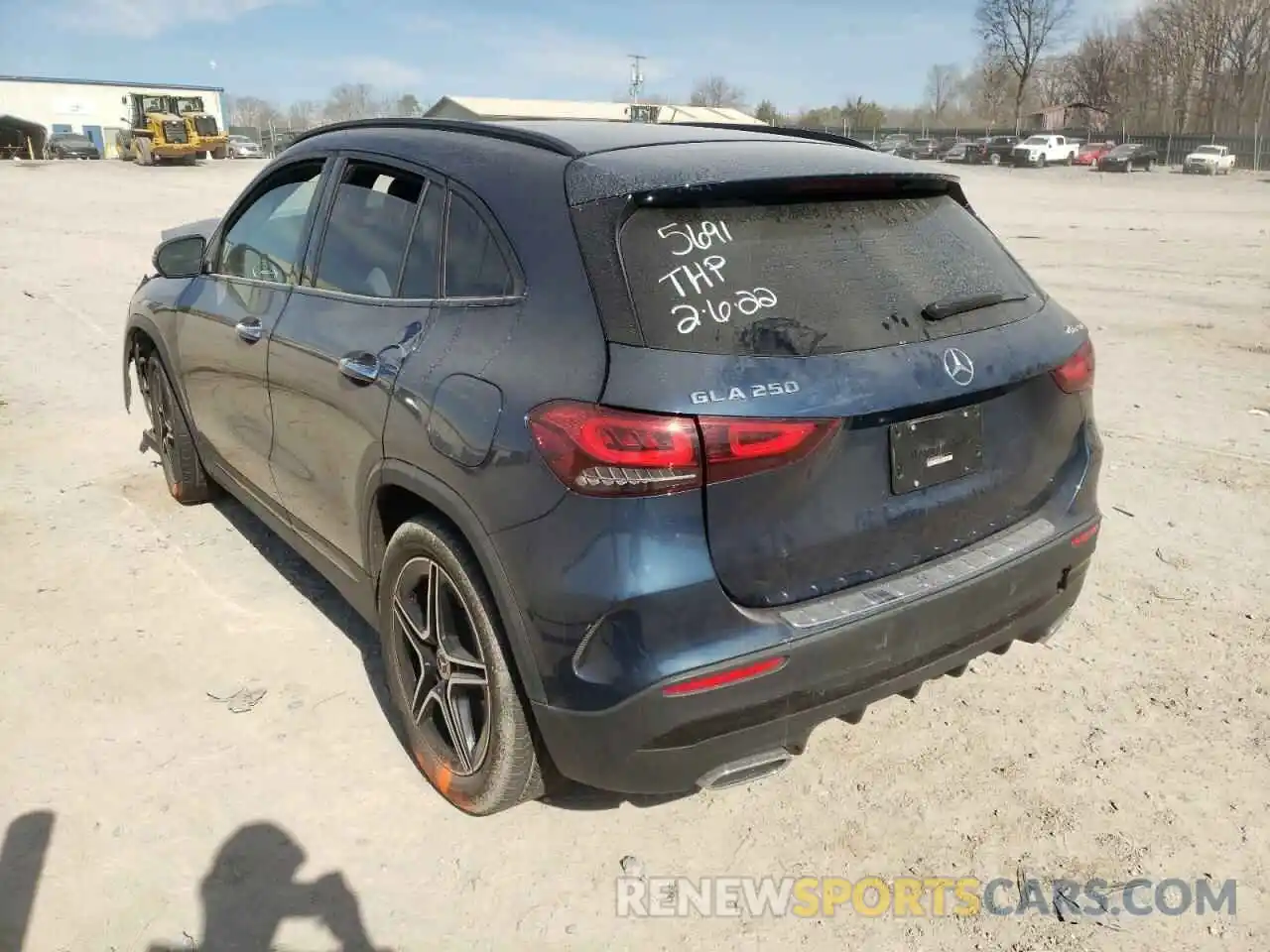 3 Photograph of a damaged car W1N4N4HB8MJ235691 MERCEDES-BENZ GLA-CLASS 2021