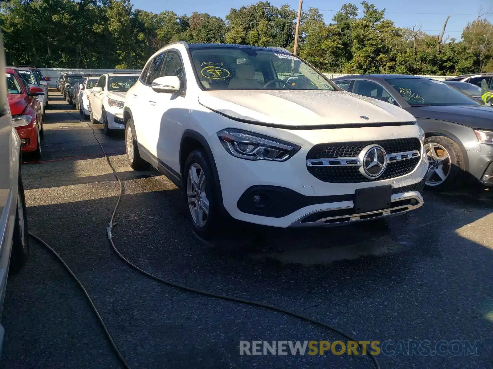 1 Photograph of a damaged car W1N4N4HB8MJ243919 MERCEDES-BENZ GLA-CLASS 2021