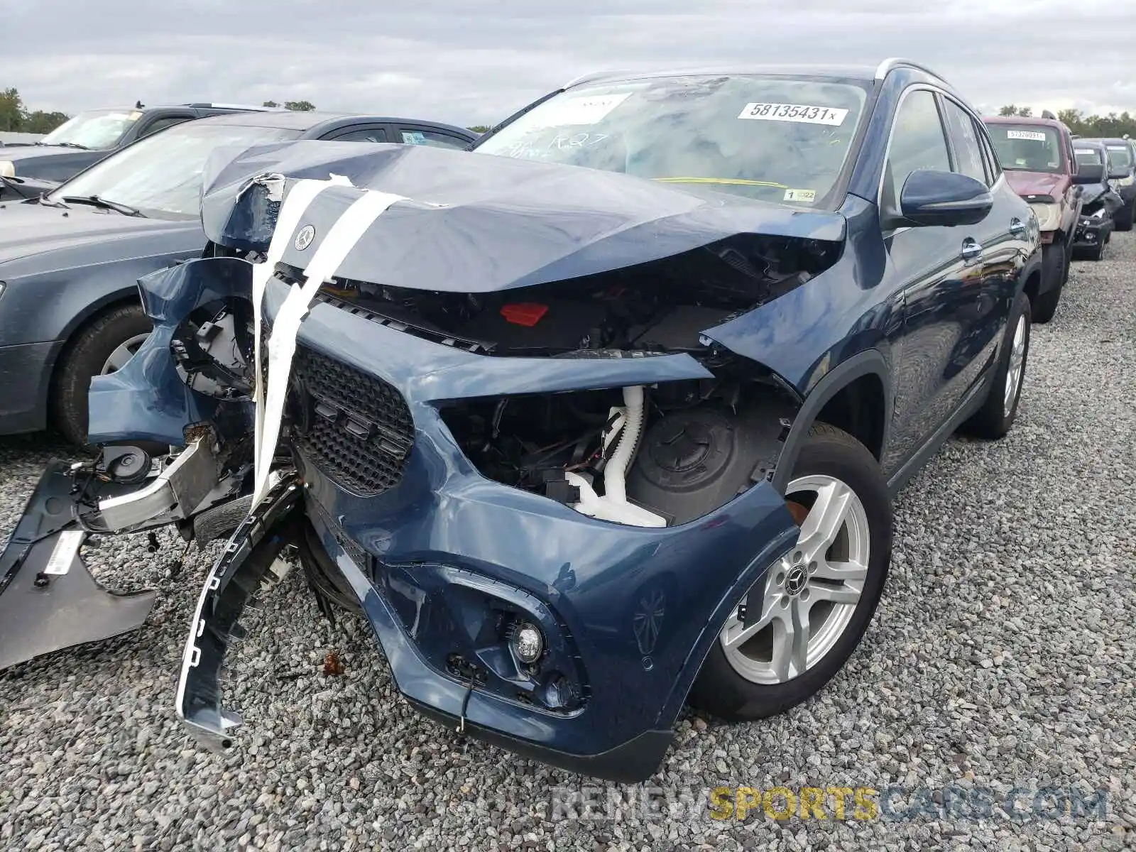 2 Photograph of a damaged car W1N4N4HB8MJ246822 MERCEDES-BENZ GLA-CLASS 2021