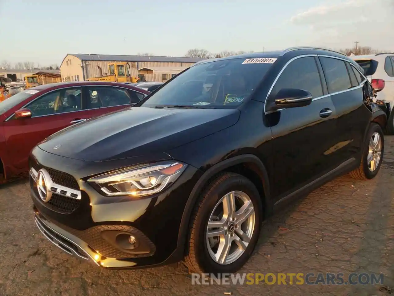 2 Photograph of a damaged car W1N4N4HB8MJ259263 MERCEDES-BENZ GLA-CLASS 2021