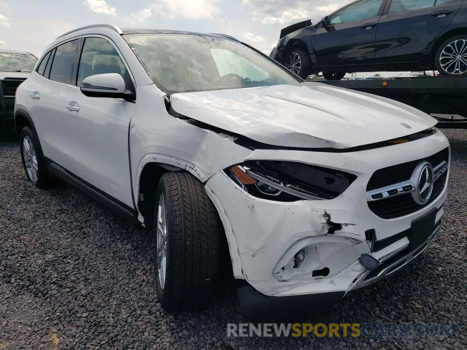 1 Photograph of a damaged car W1N4N4HB8MJ273874 MERCEDES-BENZ GLA-CLASS 2021