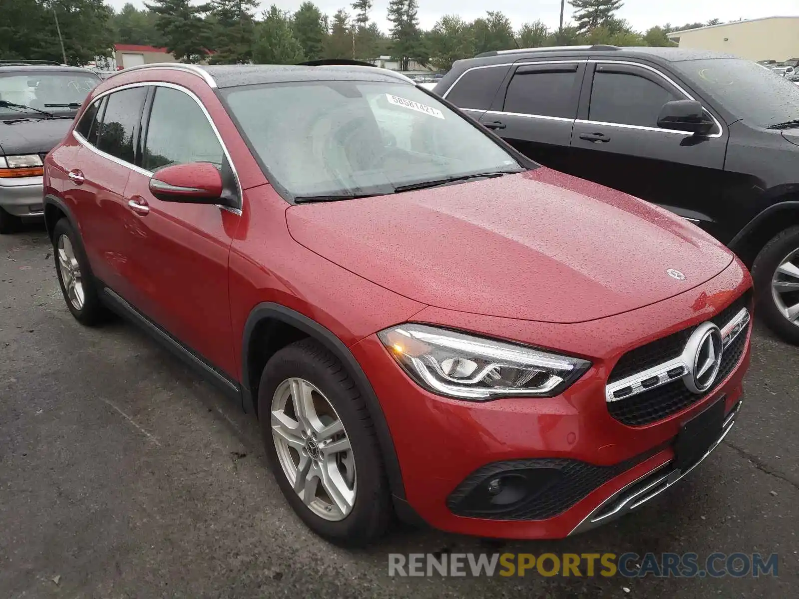 1 Photograph of a damaged car W1N4N4HB8MJ275804 MERCEDES-BENZ GLA-CLASS 2021