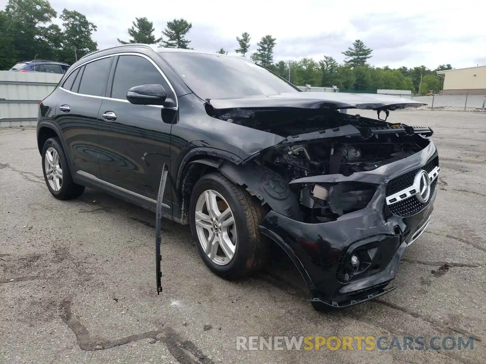 1 Photograph of a damaged car W1N4N4HB9MJ117195 MERCEDES-BENZ GLA-CLASS 2021