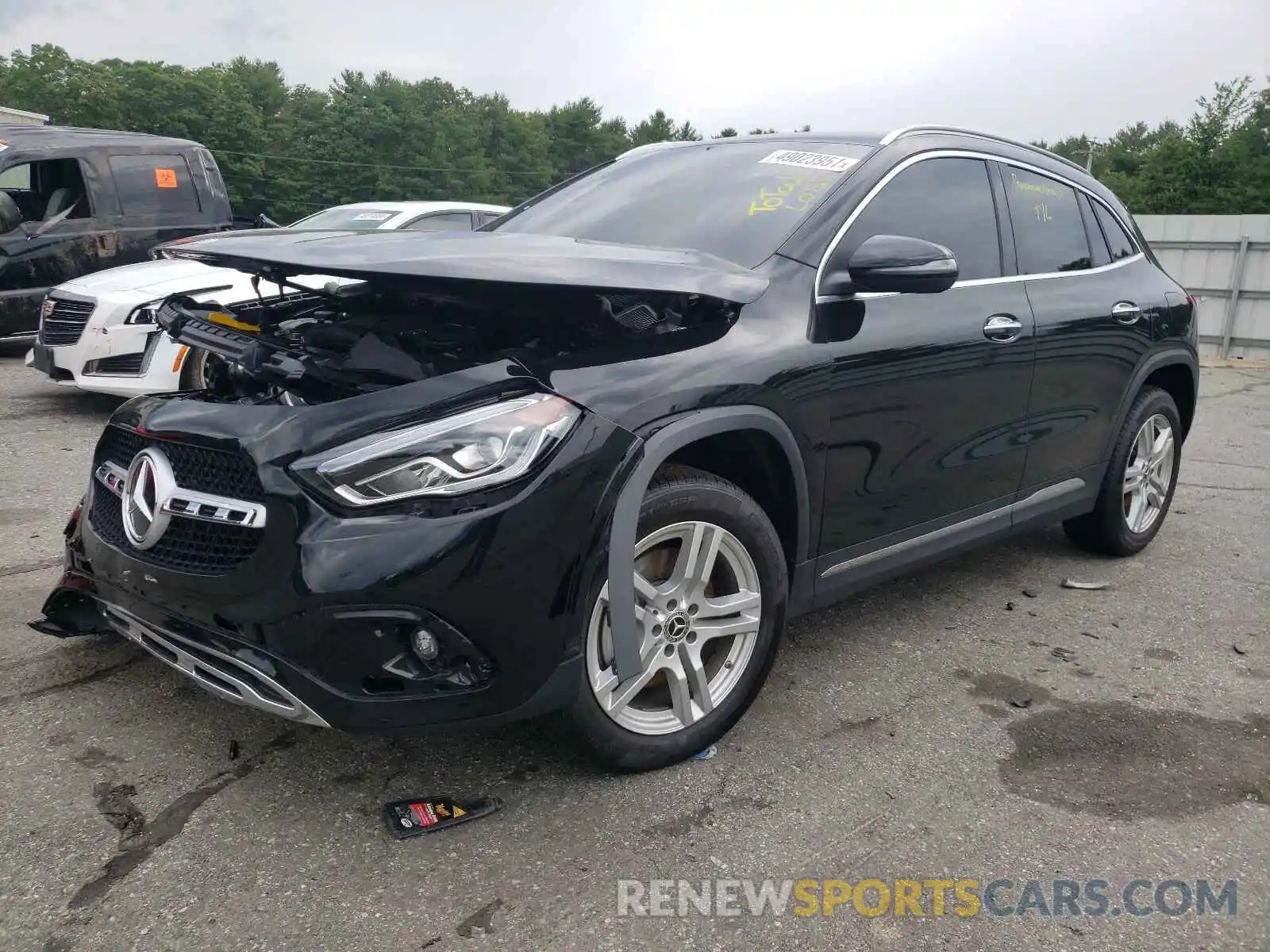 2 Photograph of a damaged car W1N4N4HB9MJ117195 MERCEDES-BENZ GLA-CLASS 2021