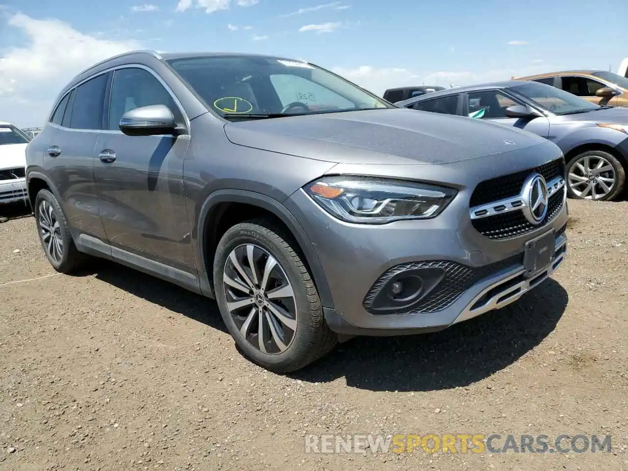 1 Photograph of a damaged car W1N4N4HB9MJ180040 MERCEDES-BENZ GLA-CLASS 2021