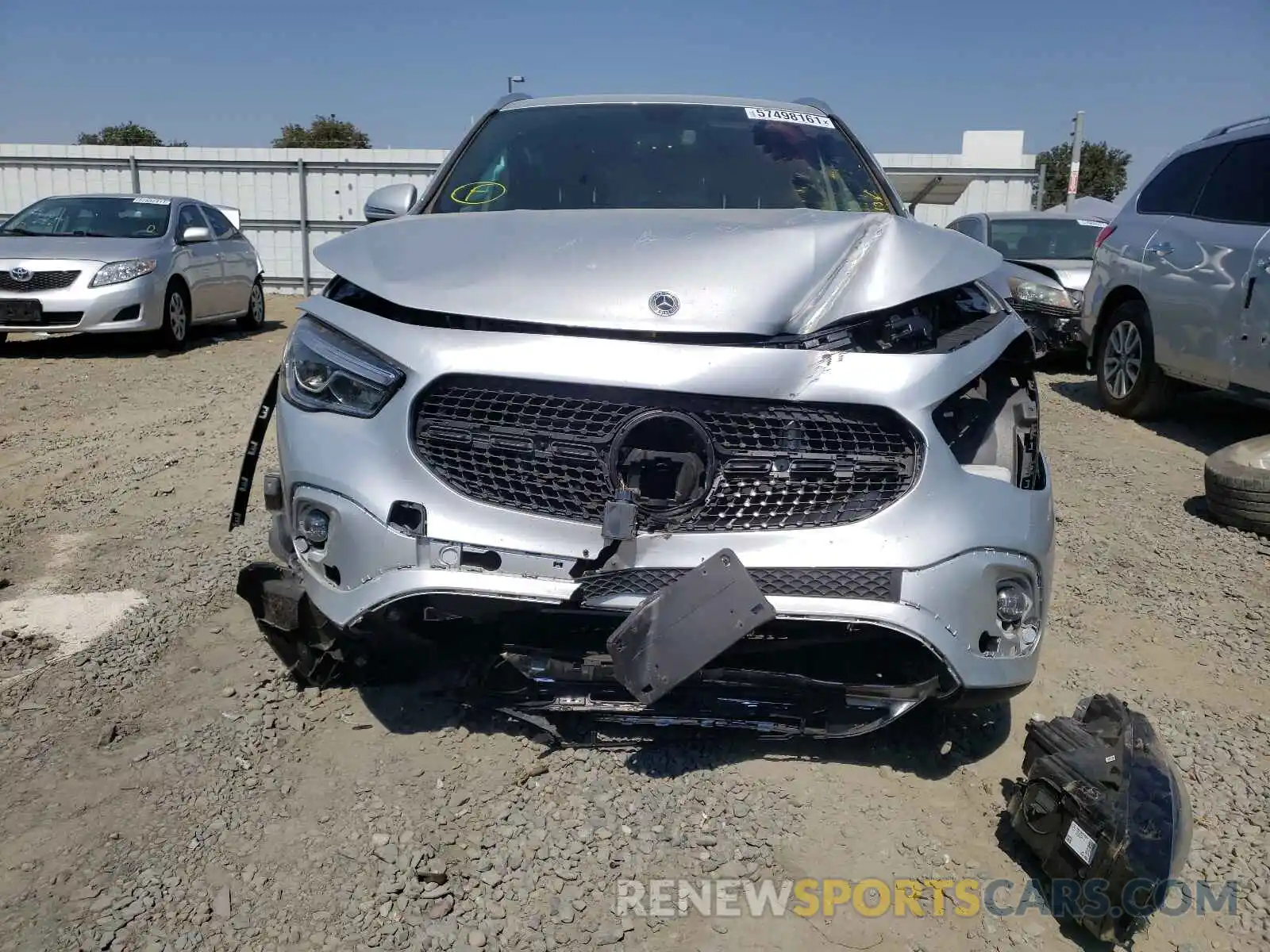 9 Photograph of a damaged car W1N4N4HB9MJ246960 MERCEDES-BENZ GLA-CLASS 2021