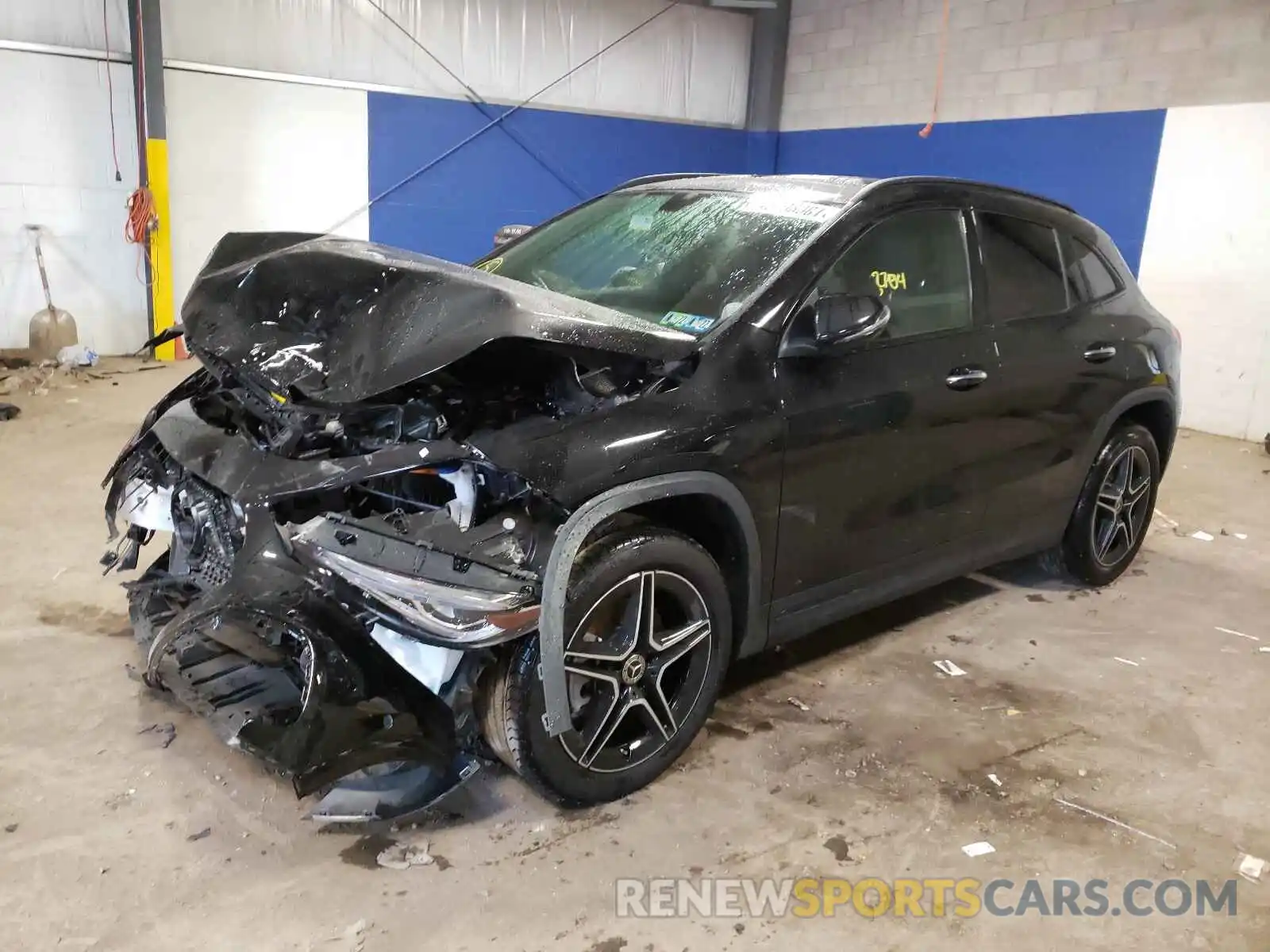 2 Photograph of a damaged car W1N4N4HB9MJ250698 MERCEDES-BENZ GLA-CLASS 2021