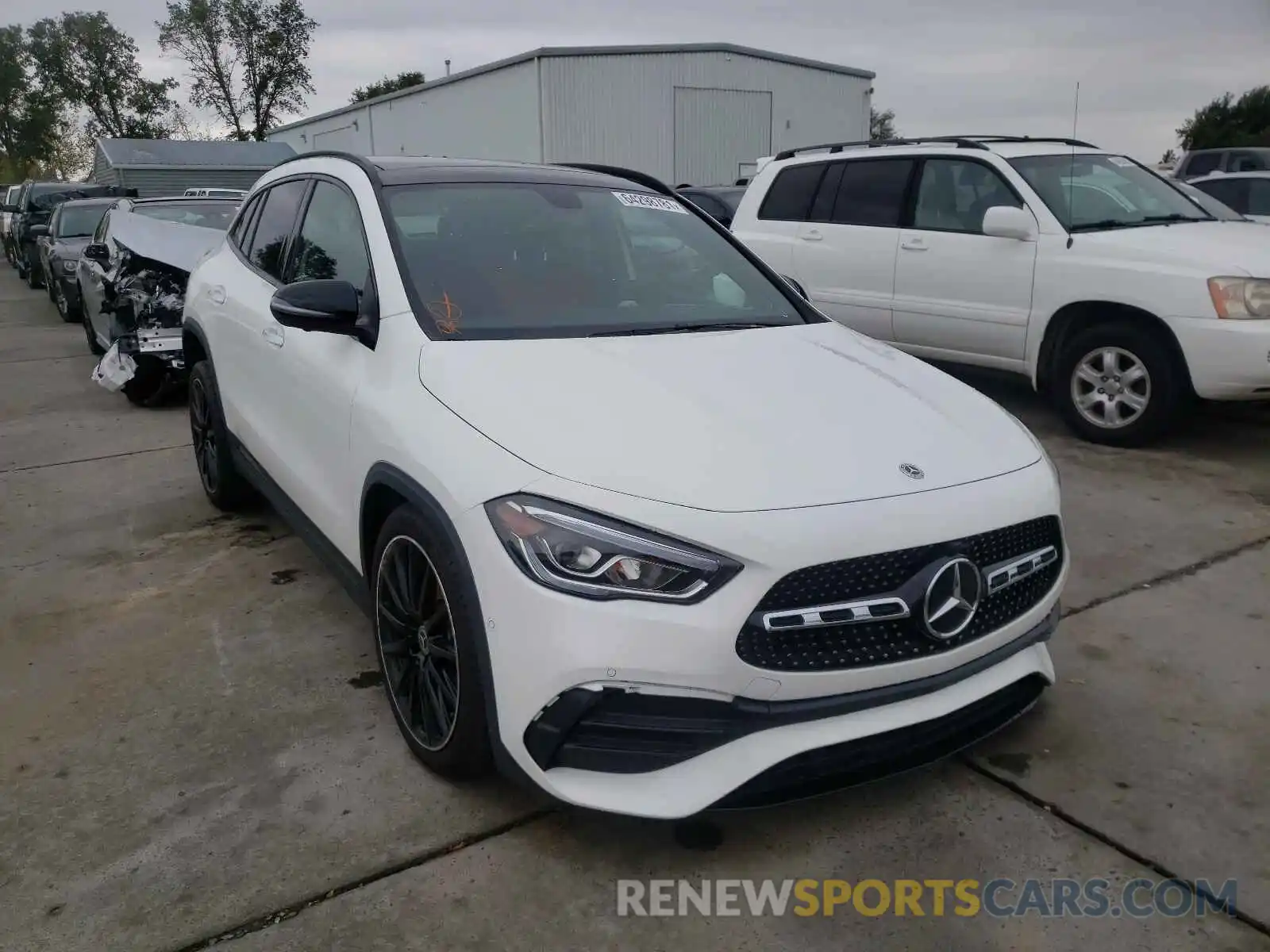 1 Photograph of a damaged car W1N4N4HB9MJ264407 MERCEDES-BENZ GLA-CLASS 2021