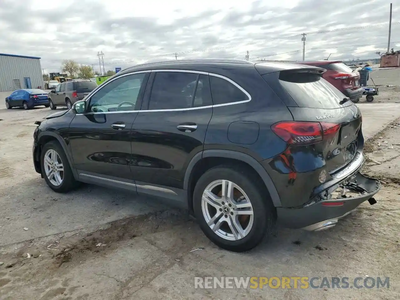 2 Photograph of a damaged car W1N4N4HB9MJ274466 MERCEDES-BENZ GLA-CLASS 2021