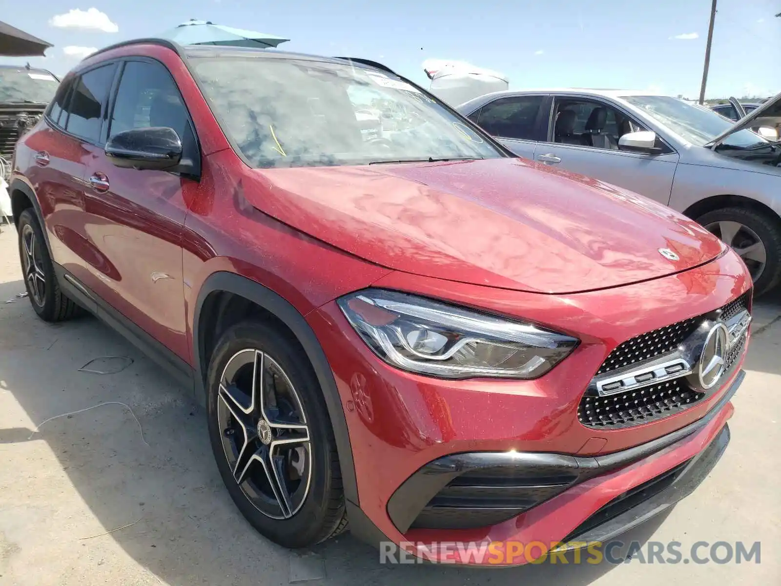 1 Photograph of a damaged car W1N4N4HBXMJ172769 MERCEDES-BENZ GLA-CLASS 2021