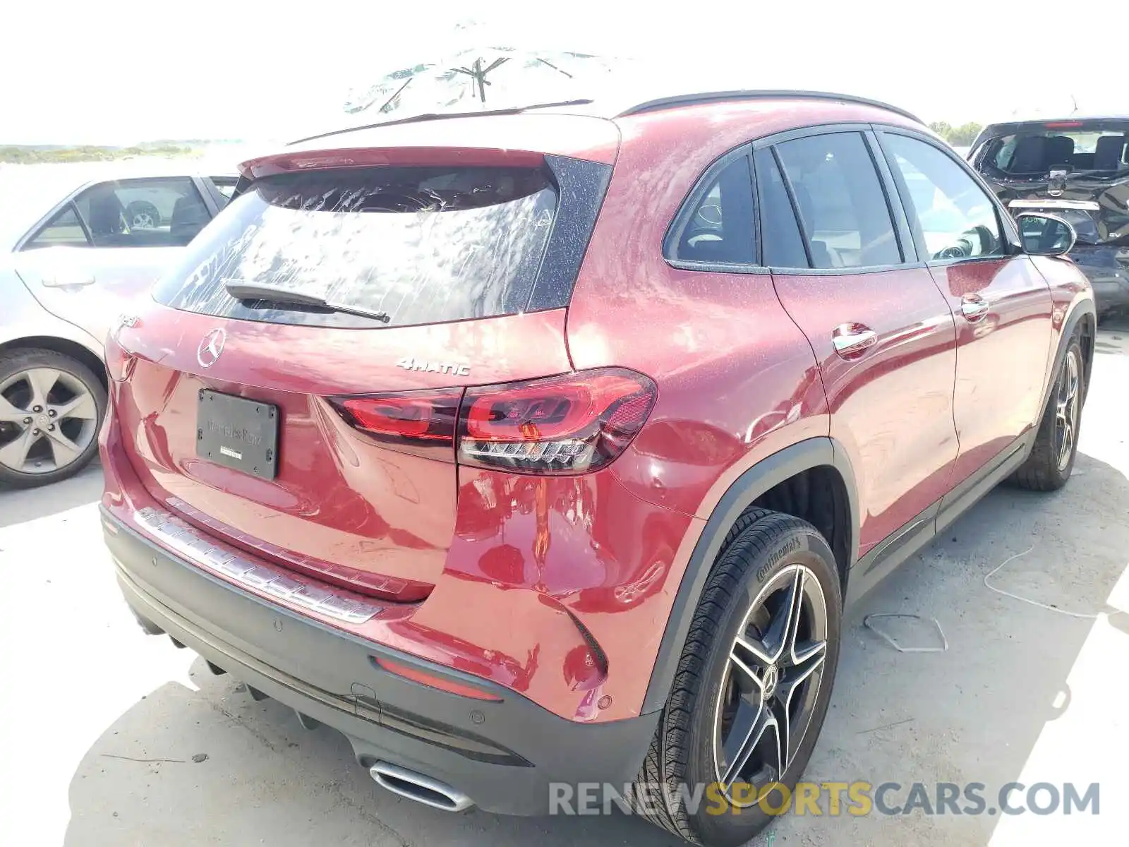 4 Photograph of a damaged car W1N4N4HBXMJ172769 MERCEDES-BENZ GLA-CLASS 2021