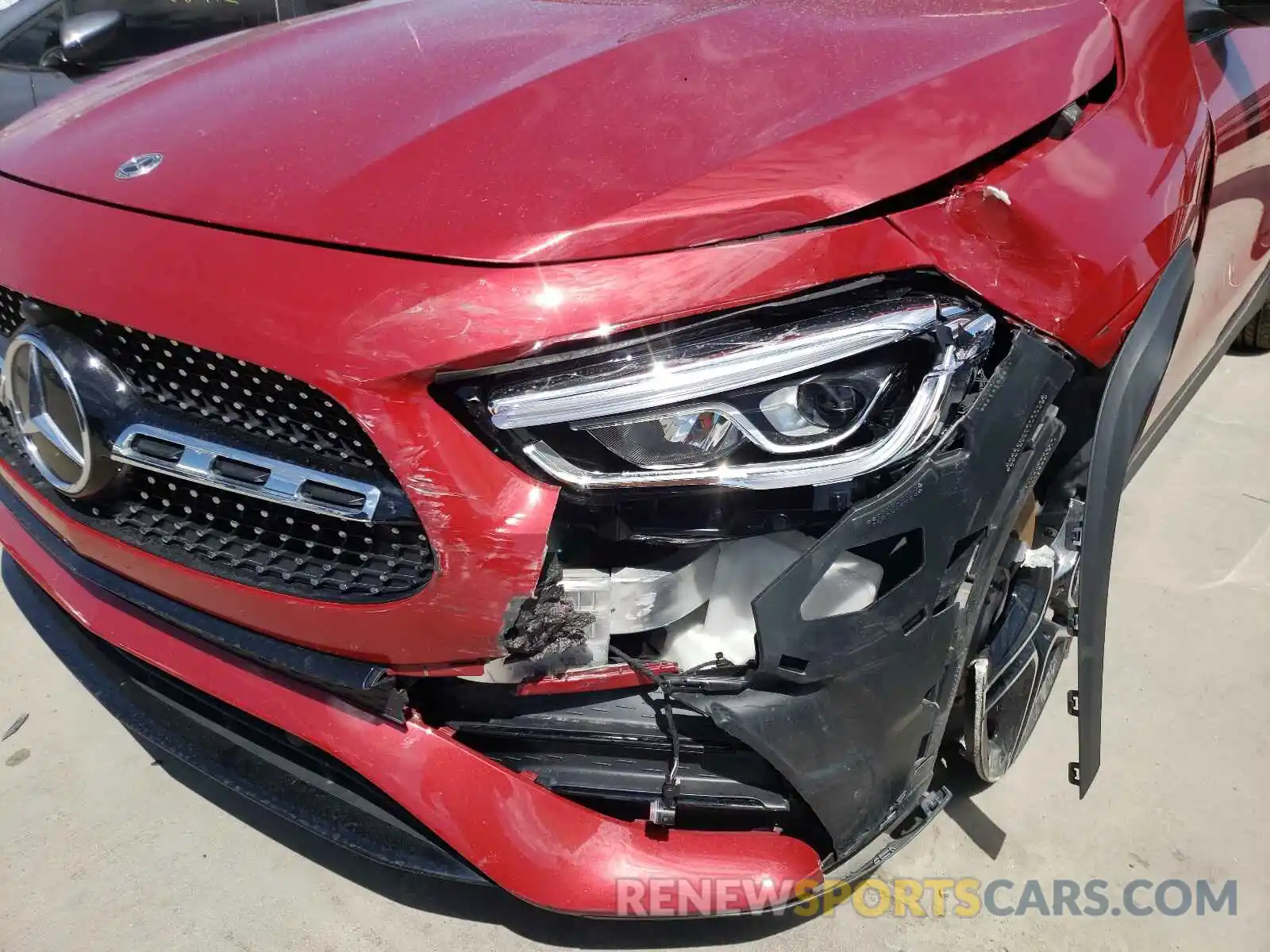 9 Photograph of a damaged car W1N4N4HBXMJ172769 MERCEDES-BENZ GLA-CLASS 2021